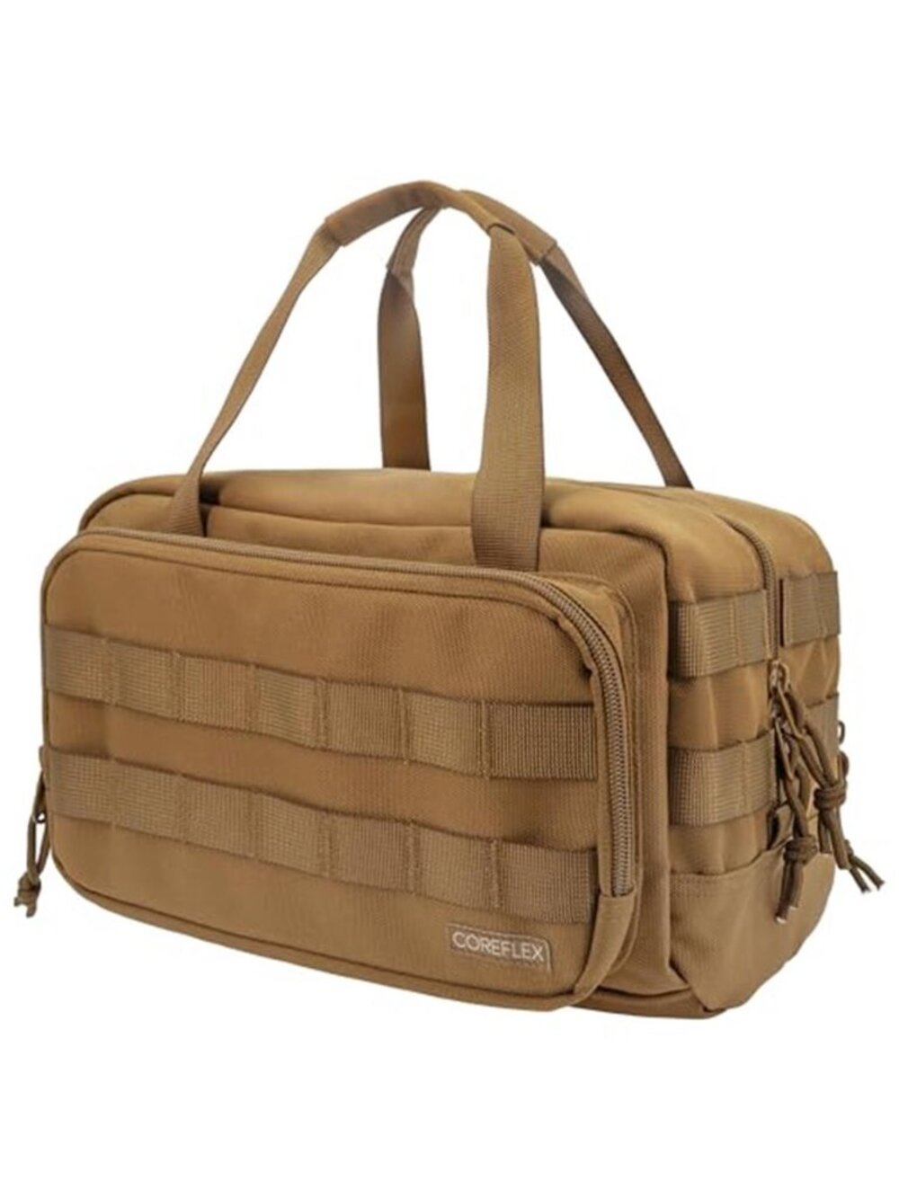Brown Heavy Duty Tool Bag Molle Gear Organizer Utility Storage Travel Camping